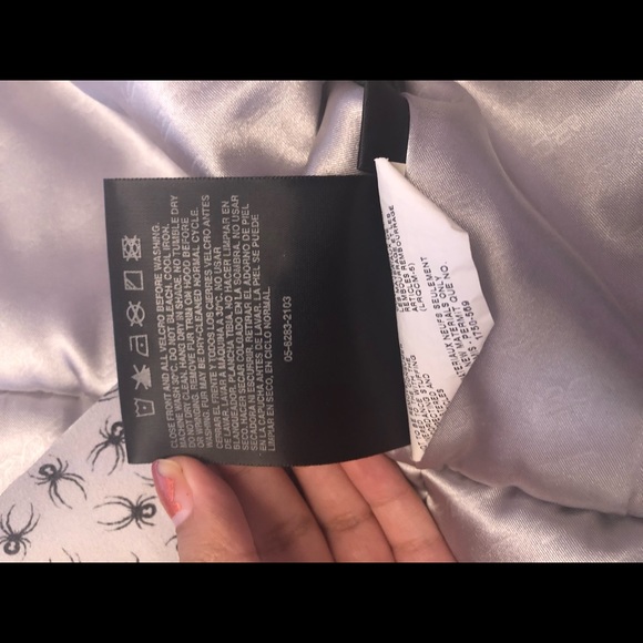 ‼️SOLD‼️ Spyder White Jacket/Coat - Picture 8 of 8